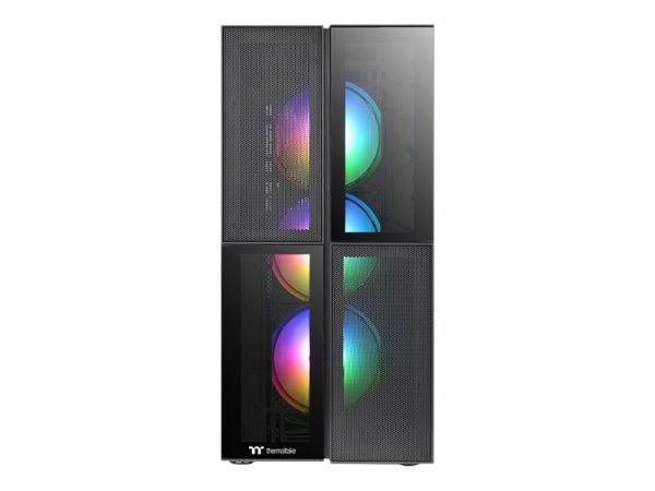 Thermaltake Versa T26 TG ARGB - Midi Tower - PC - Nero - ATX - EATX - micro ATX - Mini-ITX - SPCC -