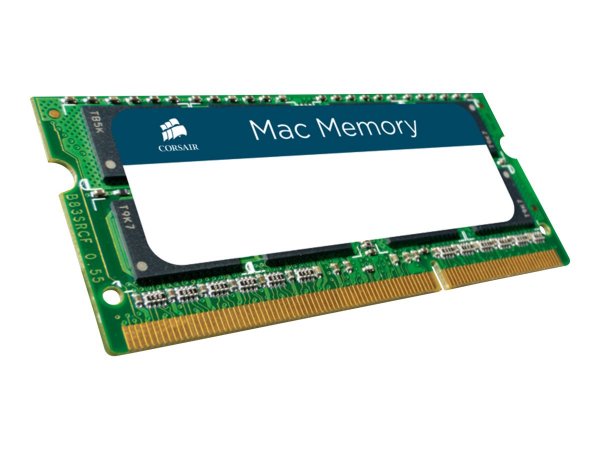 Corsair Mac Memory - DDR3 - Modul - 8 GB - SO DIMM 204-PIN - 1600 MHz / PC3-12800 - CL11 - 1.35 V -