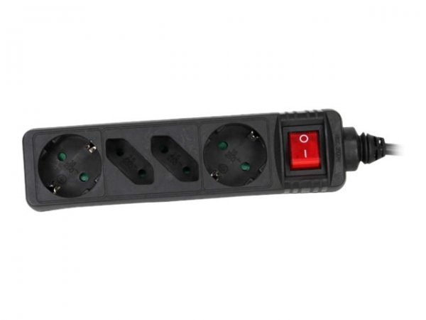 InLine Power strip - output connectors: 4