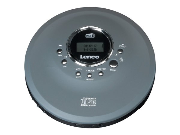 Lenco CD-400 - CD-Player - Anthrazit CD-400GY - Lettore cd - MP3