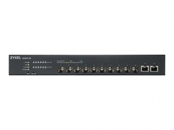 ZyXEL XS1930-12F - Switch - intelligente - 10 x 1 Gigabit 10 SFP++ 2 - Interruttore - Vetroresina (l