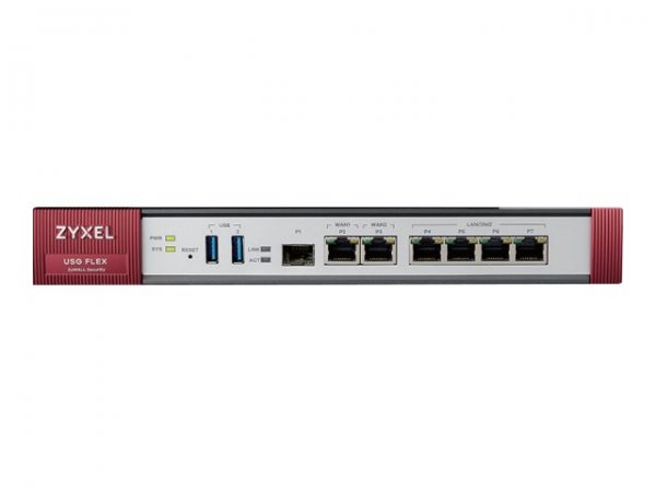 ZyXEL USG Flex 200 - 1,8 Gbit/s - 0,45 Gbit/s - 100 Gbit/s - 60 transazioni/s - 45,38 BTU/h - 529688