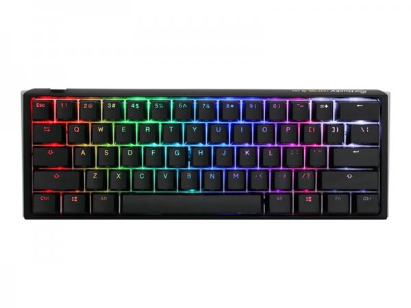 Ducky One 3 Classic Mini - USB - Interruttore a chiave meccanica - LED RGB - Nero - Bianco