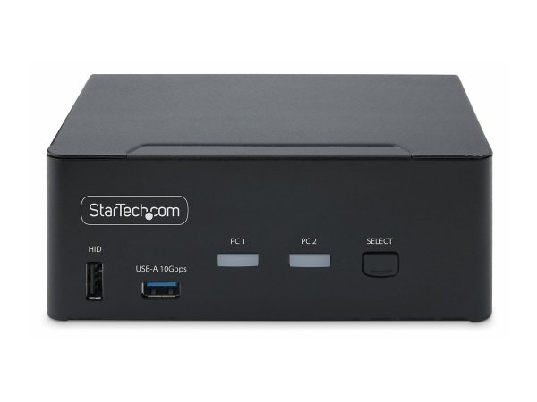 StarTech.com 2-Port Dual-Monitor DP 1.4 KVM Switch - Kvm switch - 2-port