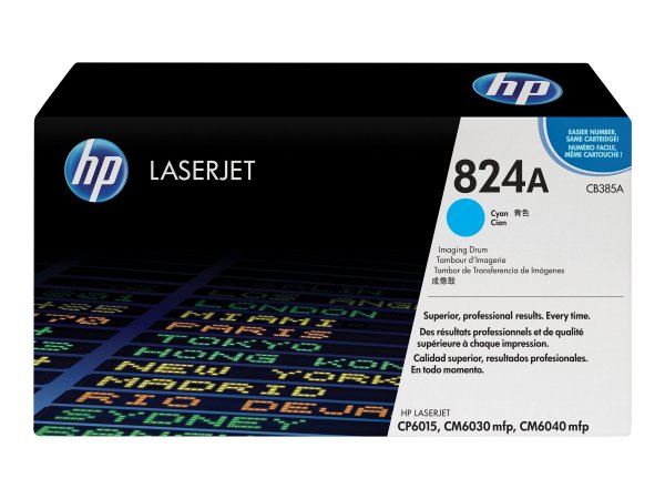 HP 824A - HP LaserJet CM6030 - CM6040 - CP6015 - 1 pz - Stampa laser - Ciano - CB385A - 17 - 25 °C