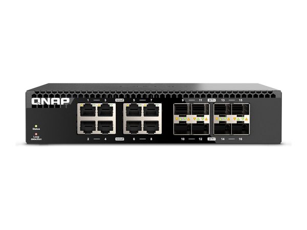 QNAP QSW-3216R-8S8T unmanagement Switch - Interruttore - 16-port