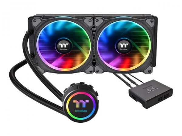 Thermaltake Floe Riing RGB 280 TT - Raffreddatore di liquidi tutto in uno - 14 cm - 500 Giri/min - 1