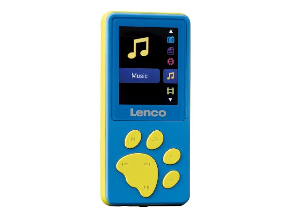 Lenco XEMIO-560BU - Lettore MP4 - 8 GB - LCD - 30 g - Blu - Cuffie