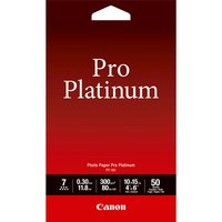 Canon Carta fotografica Pro Platinum PT-101 4x6" - 50 fogli - 300 g/m² - 11.8 µm - 50 fogli - 4" x 6