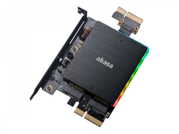 Akasa AK-PCCM2P-04 - PCIe - M.2 - Nero - Passivo