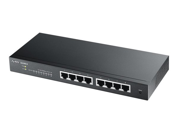 ZyXEL GS1900-8 - Gestito - L2 - Gigabit Ethernet (10/100/1000) - Full duplex - Montaggio rack