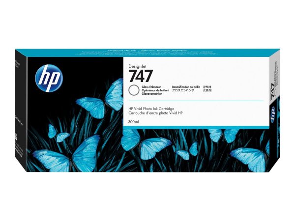 HP Cartuccia di inchiostro 747 DesignJet Gloss Enhancer da 300 ml - Inchiostro a base di pigmento -