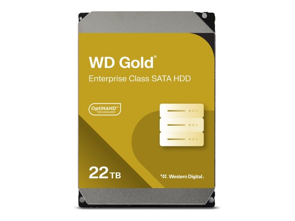 WD Gold - 3.5" - 22000 GB - 7200 Giri/min