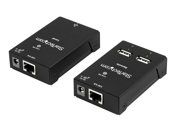 StarTech.com Prolunga/Extender USB 2.0 a 4 porte via Cat5 o Cat6 - Estensore USB2.0 via cavo Cat5/Ca