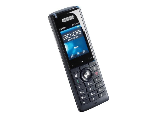 AGFEO DECT 60 IP - Telefono DECT - 100 voci - Nero