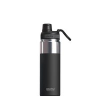 Asobu Alpine Flask - 530 ml - Trekking - Nero - Acciaio inossidabile - Adulto - Uomo/Donna