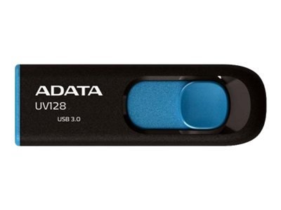 ADATA DashDrive UV128 32GB - 32 GB - USB tipo A - 3.2 Gen 1 (3.1 Gen 1) - Lamina di scorrimento - 10