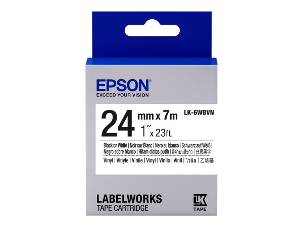 Epson LK-6WBVN - Blu su bianco - Giappone - UL969 - Epson - LabelWorks LW-Z900FK (QWERTY) LabelWorks