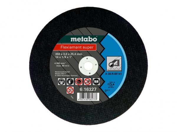 Metabo 616327000 - Disco per tagliare - Centro piatto - Acciaio - Metabo - 2,54 cm - 35 cm