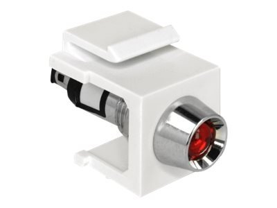 Delock 86447 - Keystone LED - Nero - Rosso - Acciaio inossidabile - Bianco - 6 DC - 3 A - 16,3 mm -