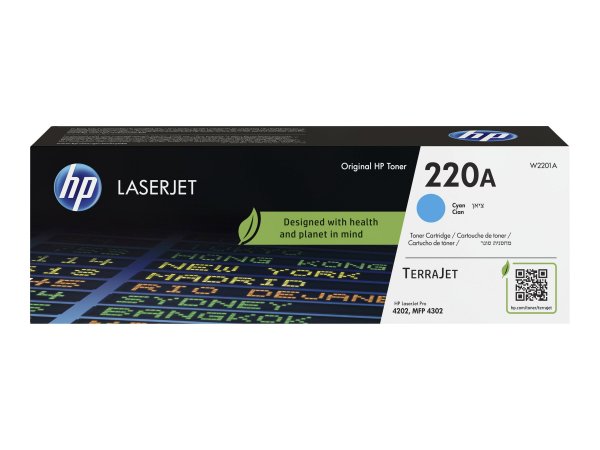 HP Cartuccia toner originale ciano LaserJet 220A - 1800 pagine - Ciano - 1 pz