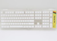 Ducky PBT Double-Shot Keycap Set DE Layout - weiß