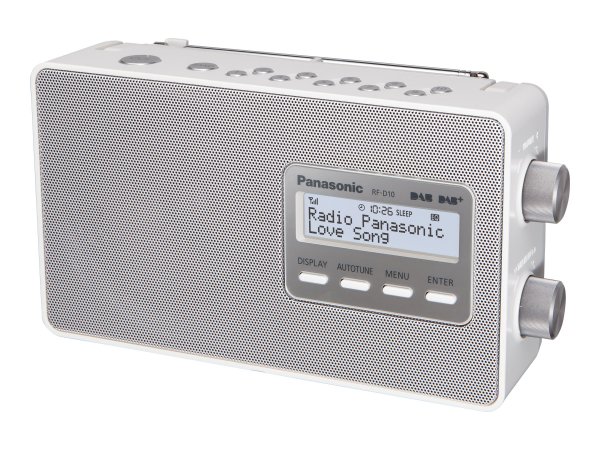 Panasonic RF-D10 - Personale - Digitale - DAB - DAB+ - FM - 87,5 - 108 MHz - 2 W - Piatto