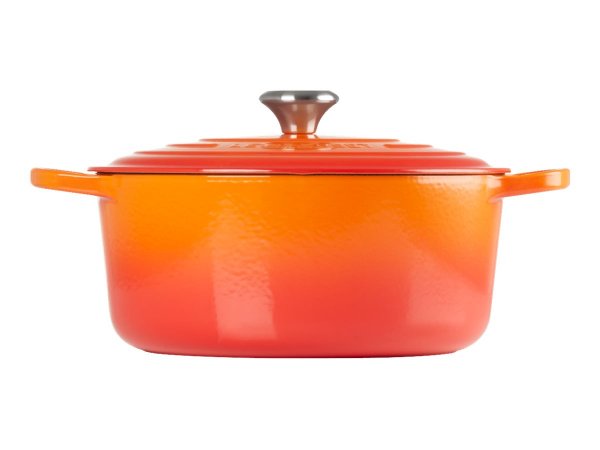 Le Creuset Bräter Signature rund 28cm ofenrot