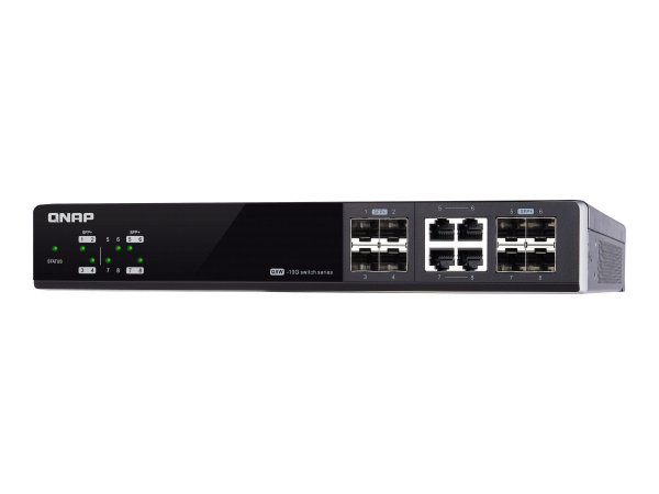 QNAP QSW-M804-4C - Gestito - 10G Ethernet (100/1000/10000) - Full duplex - Montaggio rack