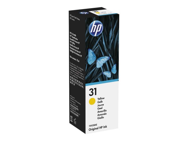 HP 31 70-ml Yellow Original Ink Bottle - Giallo - HP - HP Ink Tank 310 series - HP Ink Tank Wireless