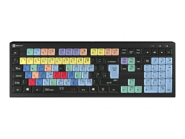 Logickeyboard LKB-CBASE-A2PC-UK - Full-size (100%) - Cablato - USB - Tasto con meccanismo a forbici