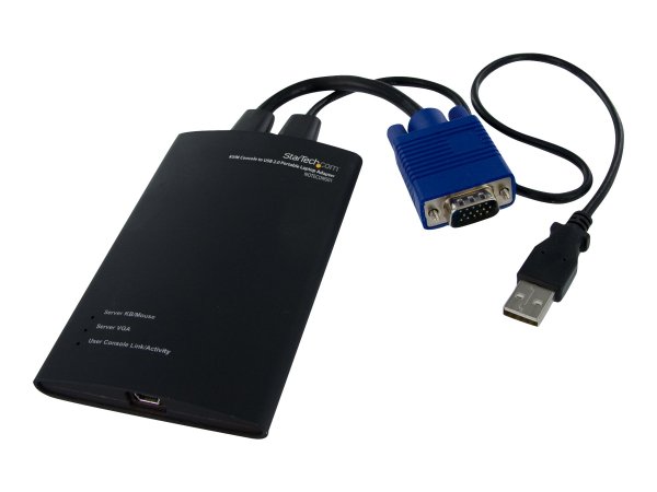 StarTech.com Laptop crash cart adapter portatile Console KVM a USB 2.0 - USB - USB - VGA - Nero - US