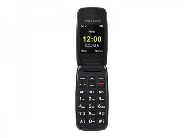 Doro Primo 401 - Clamshell - SIM singola - 5,08 cm (2") - Bluetooth - 500 mAh - Nero