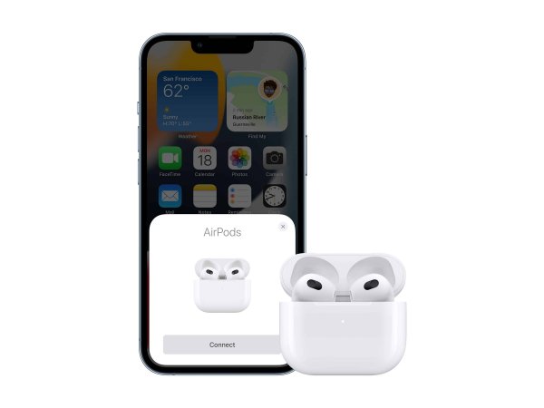 Apple AirPods (terza generazione) con custodia di ricarica Lightning - Wireless - Musica e Chiamate