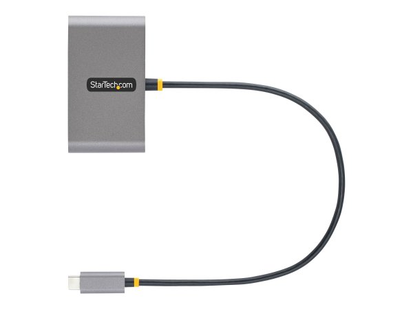 StarTech.com Hub USB-C a 4 porte con 100W Power Delivery Pass-Through - Adattatore USB C a 2x USB-A