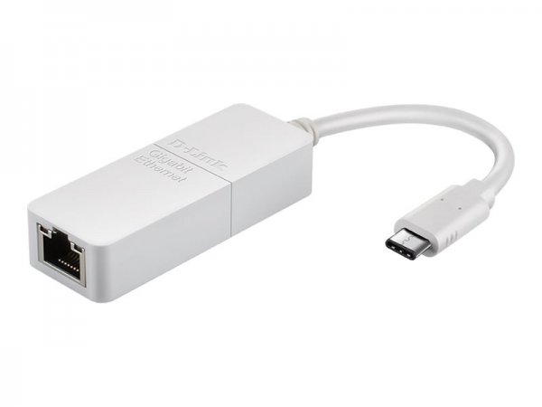 D-Link DUB-E130 - Cablato - USB tipo-C - Ethernet - 1000 Mbit/s - Bianco