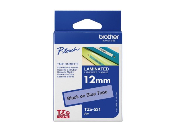 Brother Tape TZE531 - TZ - Blu - 1,2 cm - 8 m - 17 mm - 68 mm