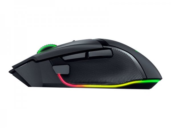 Razer Basilisk V3 Pro - Mano destra - Ottico - RF Wireless + Bluetooth + USB Type-C - 30000 DPI - Ne