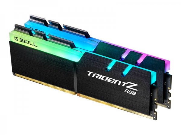 G.Skill Trident Z RGB F4-4800C20D-32GTZR - 32 GB - 2 x 16 GB - DDR4 - 4800 MHz - 288-pin DIMM - Nero