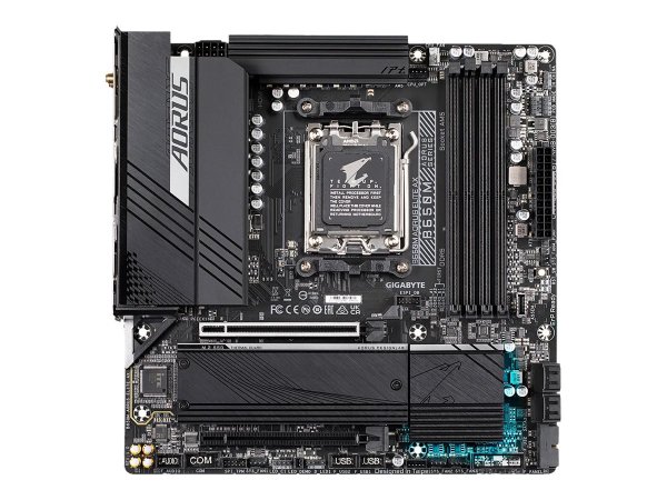 Gigabyte B650M AORUS ELITE AX - AMD - Presa di corrente AM5 - AMD Ryzen™ 5 - AMD Ryzen 7 7th Gen - A