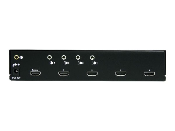 StarTech.com Splitter HDMI a 4 porte e amplificatore di segnale - HDMI - 4x HDMI - 1920 x 1200 Pixel