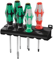 Wera 334/368/6 Rack| Schraubendrehersatz