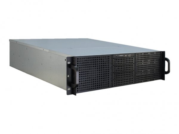 Inter-Tech 3U-30255 - Supporto - Server - Nero - Acciaio inossidabile - ATX - CEB - micro ATX - Mini