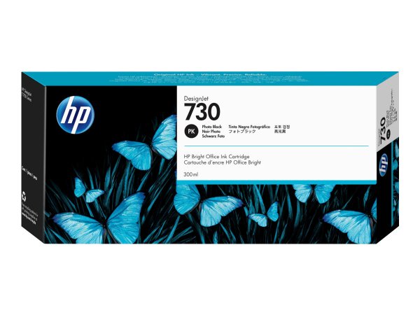 HP Cartuccia di inchiostro nero fotografico DesignJet 730 da 300 ml - Resa elevata (XL) - Nero per f