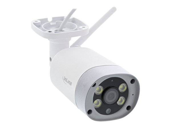 InLine Telecamera da esterno SmartHome HD con luce LED - IP66