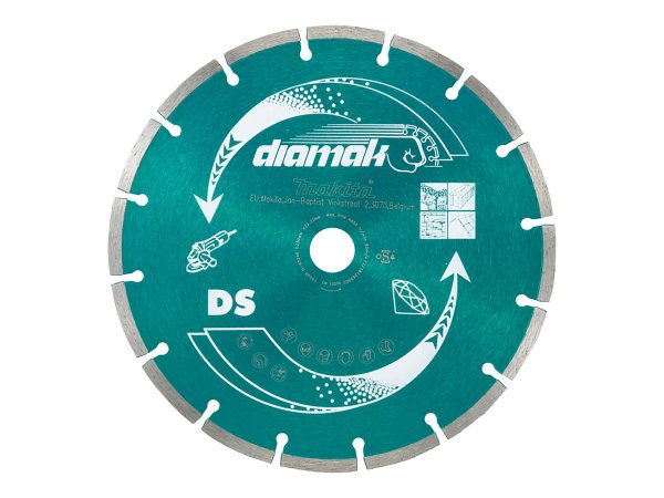 Makita D-61123 - Lama diamantata con orlo segmentato - 2,22 cm - 11,5 cm - 7 mm