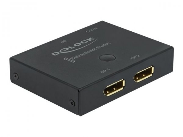 Delock DisplayPort 2 - 1 Switch bidirectional 8K 30 Hz