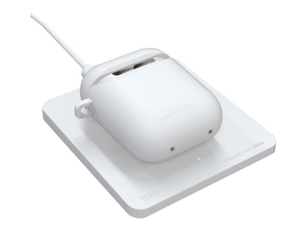 TerraTec ADD Base - Induktive Ladematte - 5 Watt - 1.5 A - für Apple AirPods (1. Generation, 2. Gene