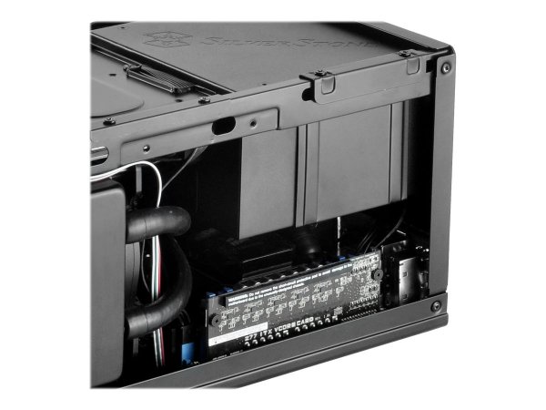 SilverStone Geh SST-SG13B-C Cube mATX USB3 schwarz - Telaio cube - Micro/Mini/Flex-ATX